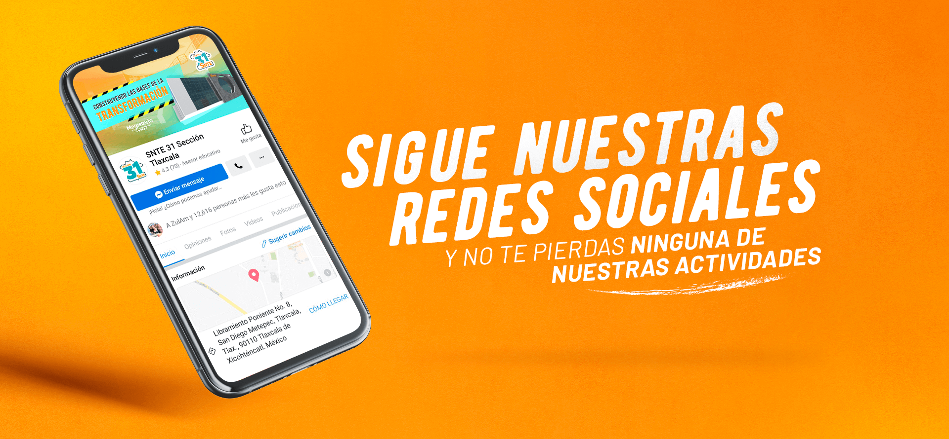 Slide Sigue nuestras redes sociales